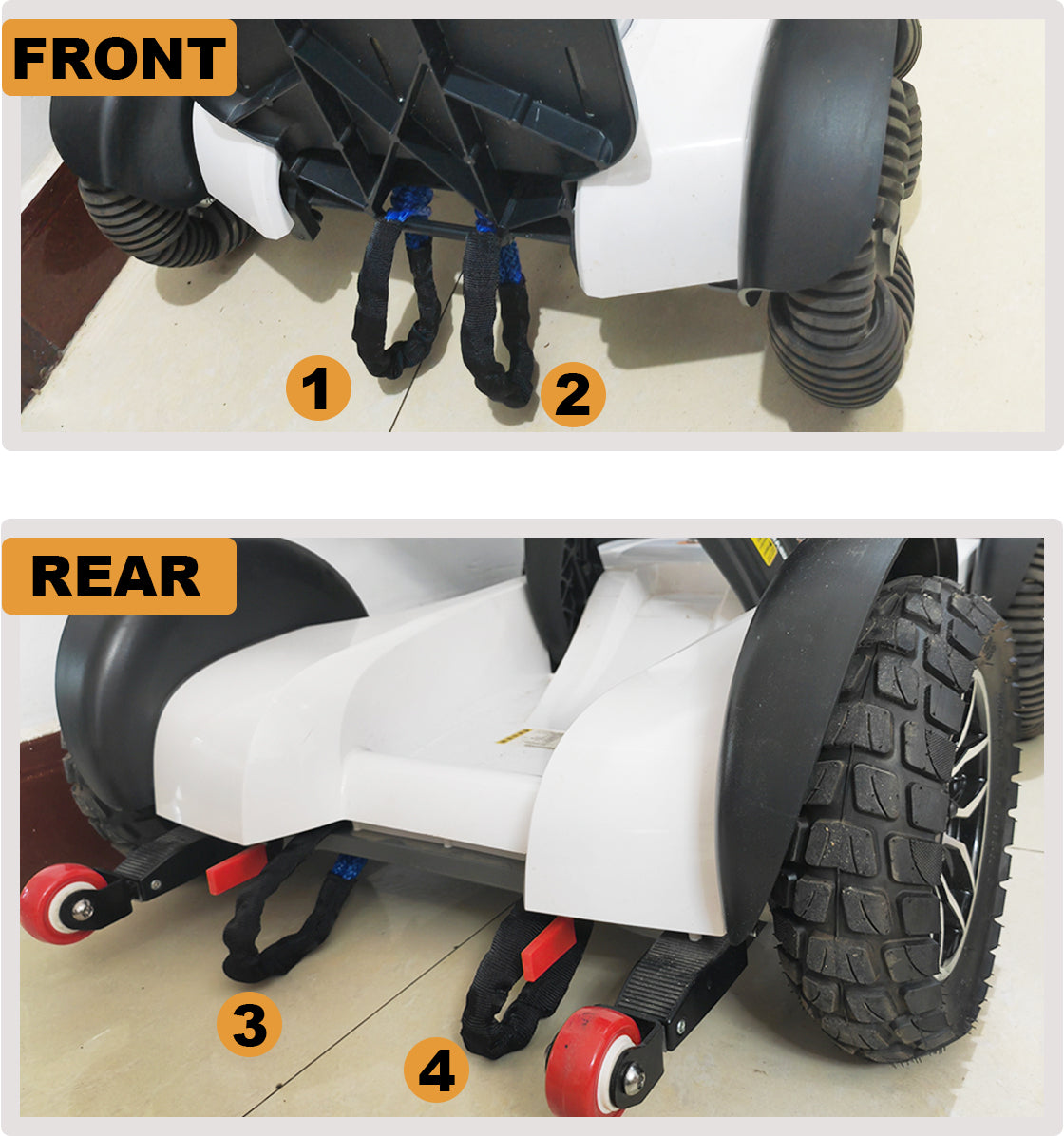 Four soft pinch points for Robooter X40